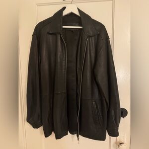 Vintage Black Leather Jacket